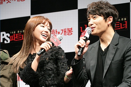 7日、映画『私のPSパートナー』（監督：ビョン・ソンヒョン）の制作報告会がソウル・アックジョンCGVで開かれた。