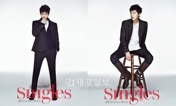テレビとスクリーンを行き来し、女心を掴みに出たソン・ジュンギが、100号を迎えた『シングルズ』12月号表紙モデルとして登場する。