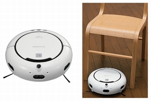 コンパクトタイプのロボット掃除機「COCOROBO」(RX-V60)(画像:シャープ) コンパクトタイプのロボット掃除機「COCOROBO」(RX-V60)(画像:シャープ)