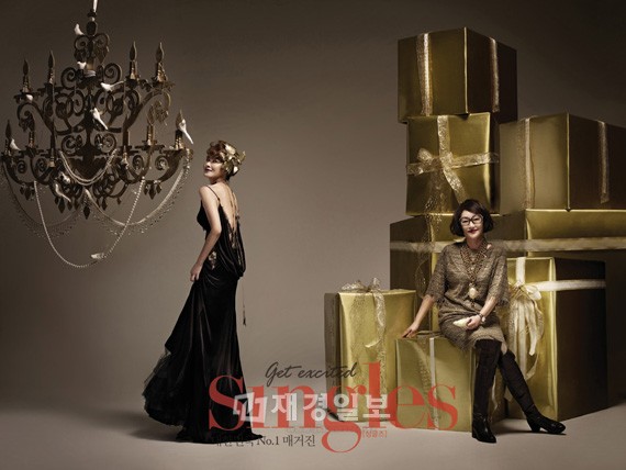 女優キム・ソナが「シングルス」第100号特集で「ファッション・ミューズ」に変身した。写真＝シングルス