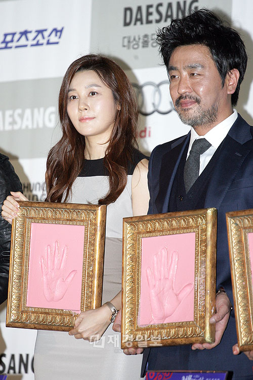 青龍映画賞ハンド・プリンティングにムン・チェウォン、キム・ハヌルらが出席（2）