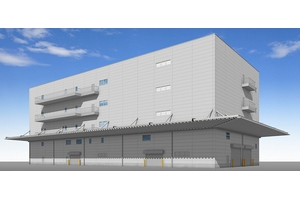 生産棟のイメージ図(画像:三菱電機) 生産棟のイメージ図(画像:三菱電機)