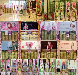 少女時代のジェシカが出演するミュージカル『Legally Blonde』の成功を祈って、ジェシカの多国籍ファンから大規模な応援ドリーミー米花輪とマンゴードリーミー花輪、練炭ドリーミー花輪が送られた。写真=ドリーミー 少女時代のジェシカが出演するミュージカル『Legally Blonde』の成功を祈って、ジェシカの多国籍ファンから大規模な応援ドリーミー米花輪とマンゴードリーミー花輪、練炭ドリーミー花輪が送られた。写真=ドリーミー