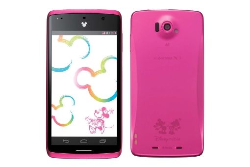 「docomo with series Disney Mobile on docomo N-03E」（画像：NTTドコモ）