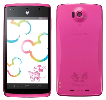 「docomo with series Disney Mobile on docomo N-03E」(画像:NTTドコモ) 「docomo with series Disney Mobile on docomo N-03E」(画像:NTTドコモ)