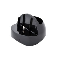 サンコーは10日、iPhone 5、iPad mini、iPad(第4世代)を置くだけで充電、同期ができる「可変式Lightningコネクタ内蔵クレードル」を発売した。 サンコーは10日、iPhone 5、iPad mini、iPad(第4世代)を置くだけで充電、同期ができる「可変式Lightningコネクタ内蔵クレードル」を発売した。