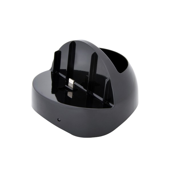 サンコーは10日、iPhone 5、iPad mini、iPad（第4世代）を置くだけで充電、同期ができる「可変式Lightningコネクタ内蔵クレードル」を発売した。