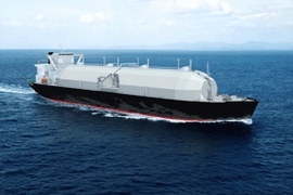 次世代型LNG運搬船「さやえんどう」（画像：三菱重工業）