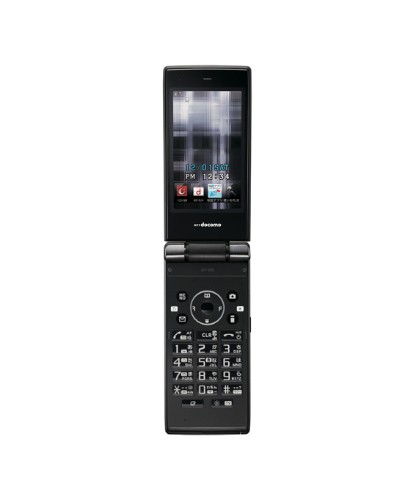 NTTドコモの2012冬モデルフィーチャーフォン新機種「docomo STYLE series SH-03E」（シャープ製）。機能ごとに利用制限ができる親子モードや防犯ブザーなどの機能を搭載する。