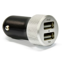 自動車のシガーソケットに接続して、USB機器を充電できる「USBカーチャージャー ハイパワー」。パソコンのUSBポートからでは充電できないiPadやGalaxyTabなのタブレット端末も充電できる。 自動車のシガーソケットに接続して、USB機器を充電できる「USBカーチャージャー ハイパワー」。パソコンのUSBポートからでは充電できないiPadやGalaxyTabなのタブレット端末も充電できる。