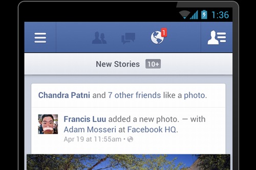 米フェイスブック（Facebook）は13日、 Android向けアプリの新バージョン「Facebook for Android 2.0」を公開した。写真やタイムラインの表示が従来版に比べて約2倍のスピードに高速化されているという。