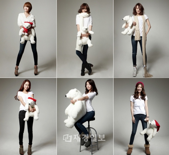 キングコング所属の女優（キム・ソナ、イ・ハニ、ソ・ヒョリム、ソン・ミンジョン、ハン・ジワン）らの輝く美脚が視線を集中させている。