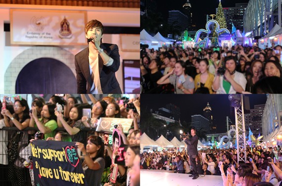 SS501のキム・ヒョンジュン（マンネ）が、タイでの人気の高さを見せつけた。