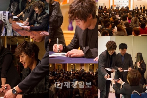 12月12日に日本でファーストアルバムをリリースしたキム・ヒョンジュンが、日本でサイン会を開催した。