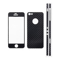 カーボンの素材感を出せるiPhone 5用のデコレーションシール「iPhone5カーボンシール(デコシール・全面) 200-LCD012」 カーボンの素材感を出せるiPhone 5用のデコレーションシール「iPhone5カーボンシール(デコシール・全面) 200-LCD012」