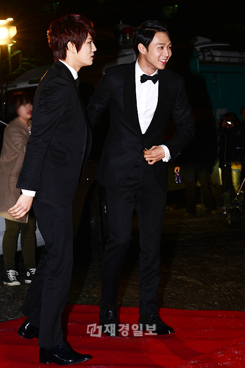 JYJユチョン＆ジェジュン、MBC演技大賞授賞式に出席（2）