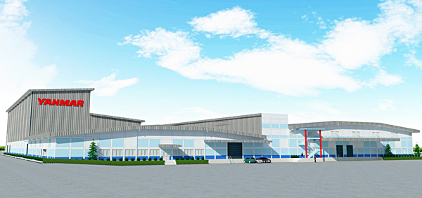 現地生産会社（新工場）完成イメージ図（画像：ヤンマー）