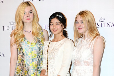 キム・ユジョン、ダコタ＆エル・ファニング姉妹と子役美貌対決