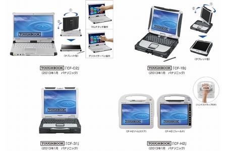 パナソニック、頑丈設計のモバイルPC「TOUGHBOOK」4モデルを発売（画像：パナソニック）