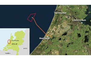 ルフタダウネン洋上風力発電所の所在地（画像：三菱商事）