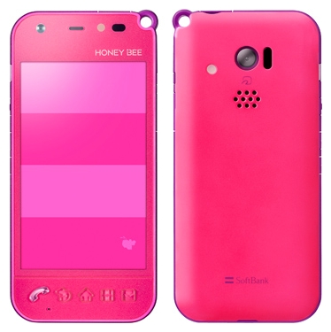 「HONEY BEE 201K」(画像:ソフトバンクモバイル) 「HONEY BEE 201K」(画像:ソフトバンクモバイル)