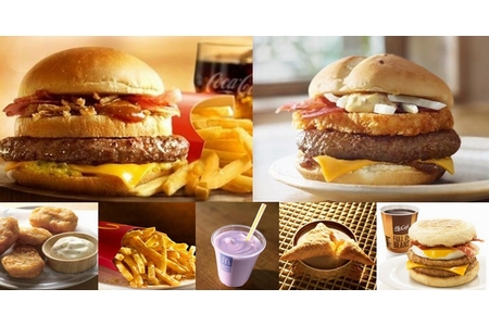 「Big America ALL STARS」商品ラインナップ（画像：日本マクドナルド）