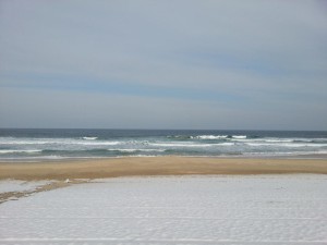 JYJのキム・ジュンスが美しい冬の海の写真を公開した。写真＝ジュンスのツイッターより