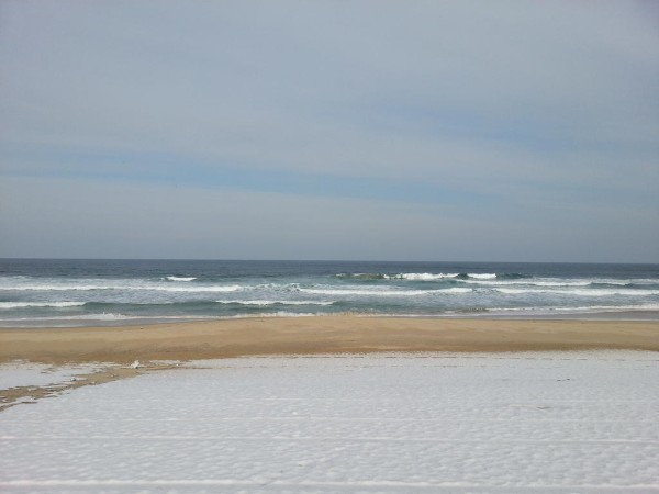 JYJのキム・ジュンスが美しい冬の海の写真を公開した。写真＝ジュンスのツイッターより