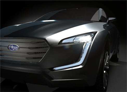 「SUBARU VIZIV CONCEPT」(画像:富士重工業) 「SUBARU VIZIV CONCEPT」(画像:富士重工業)