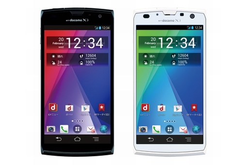 「docomo NEXT series ARROWS X F-02E」（画像：富士通）