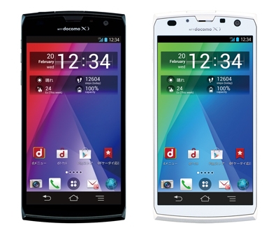 「docomo NEXT series ARROWS X F-02E」(画像:富士通) 「docomo NEXT series ARROWS X F-02E」(画像:富士通)
