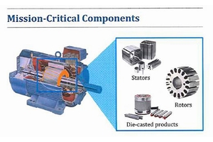 モーターコアのイメージ(画像:住友商事) モーターコアのイメージ(画像:住友商事)