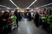 現地時間の23日午前、韓流スター、キム・ヒョンジュンが、サンパウロ・グアルーリョス国際空港を通じて、ブラジルに入国した。