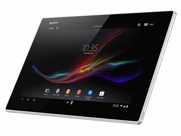 「Xperia Tablet Z」ホワイト（画像：ソニー）