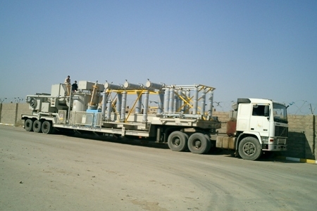 移動式変電設備（写真：豊田通商）