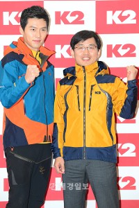 ヒョンビン、「K2 2013 S/S」でアウトドアファッションを披露