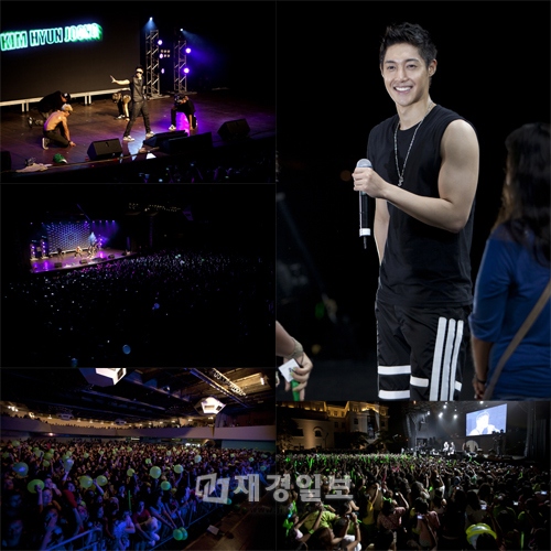 グローバル韓流の主役、キム・ヒョンジュン（SS501リーダー）がブラジルとペルーでの公演を盛況裡に終えた。写真＝キーイースト