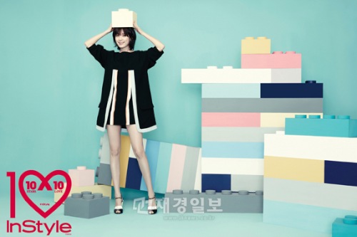 女優ハン・ヒョジュが『In Style』の創刊10周年記念チャリティに参加した。