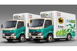 実証運行を行うEVトラック（冷凍冷蔵バン）（写真：ヤマト運輸）