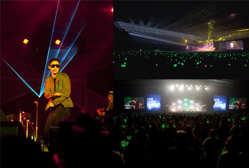 キム・ヒョンジュン（SS501リーダー）が、ユニバーサルミュージック主催のライブイベント「U-EXPRESS LIVE 2013」の合同ステージに出演した。