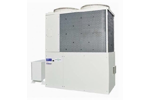 ガスヒートポンプエアコン「GHPハイパワープラス」（画像：アイシン精機）