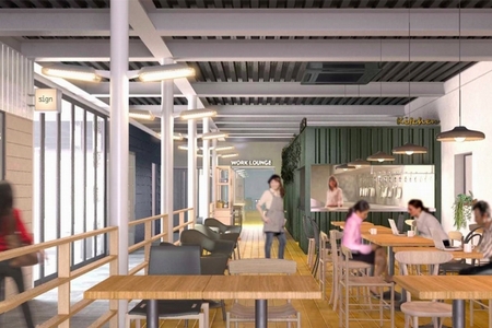 新築複合施設「FLAG」のイメージ（画像：ツクルバ）