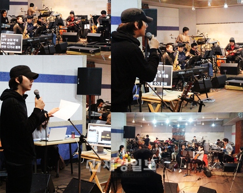 キム・ヒョンジュン(SS501のマンネ)が、ソロデビュー2周年を記念して開催される韓国内初の単独コンサートを間近に控え、ライブバンドの熱い練習風景を公開した。