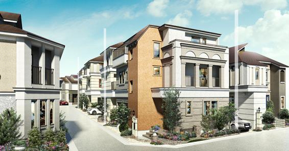 ファインコート大塚の街並み（画像：三井不動産レジデンシャル）