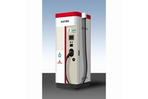 リニューアル後の急速充電器イメージ（画像：三菱自動車）