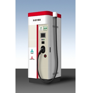 リニューアル後の急速充電器イメージ（画像：三菱自動車）