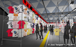 UTストア「UT POP-UP！TYO」のイメージ（画像：ユニクロ）