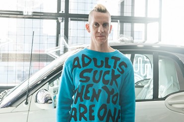ジェレミー・スコットがデザインした“翼”が生えた車 - ファッションウィーク初日にお披露目