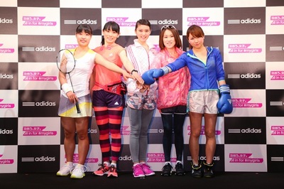 アディダスが史上初のガールズキャンペーンを開催 武井咲ら”攻め女子”が登場