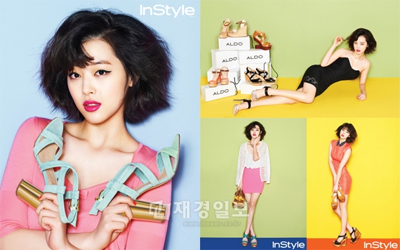 f(x)のソルリが、ファッション＆スターマガジン「In Style」掲載のファッショングラビアで成熟したセクシーな魅力を見せた。
